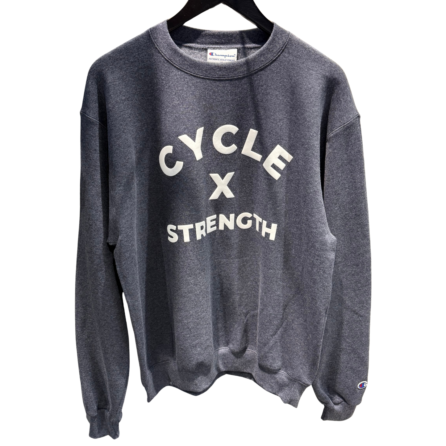 "Puffed Letter" Crew Neck Sweatshirt