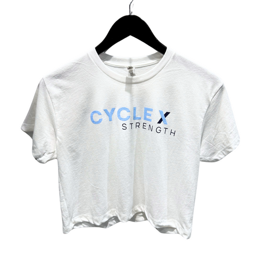 Cycle x Strength Crop Tee
