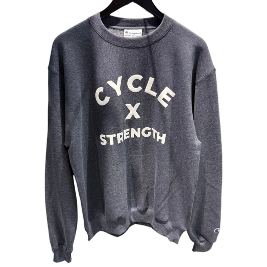 "Puffed Letter" Crew Neck Sweatshirt